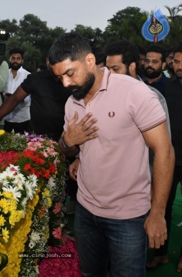 NTR - Kalyan Ram at NTR Ghat - 1 of 9