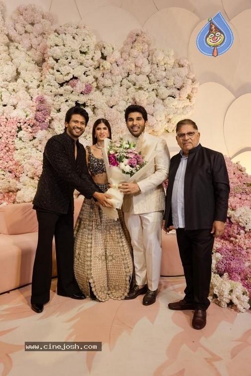 Allu Sirish Pre Wedding Reception - 11 / 39 photos