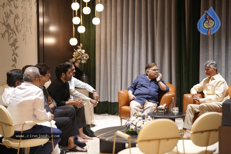 CBN at Allu Aravind House - 5 / 8 photos