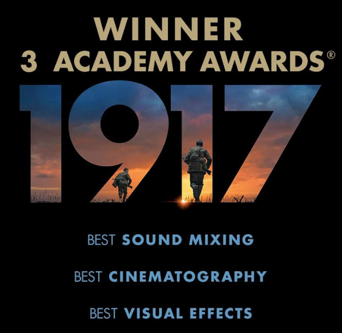 1917 movie,3 oscars,awards  ‘1917’కు 3 ఆస్కార్ అవార్డ్స్