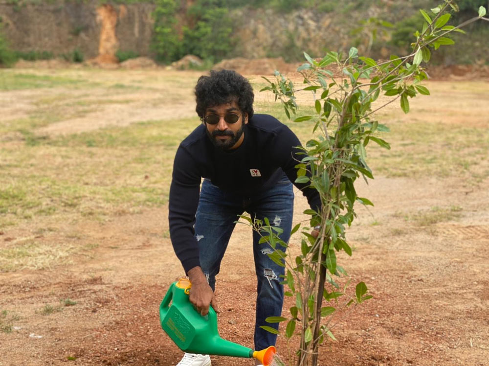 aadhi pinishetty,accepted,hara hai toh bhara hai,greenindia challenge  గ్రీన్ ఇండియా ఛాలెంజ్ ను స్వీకరించిన హీరో