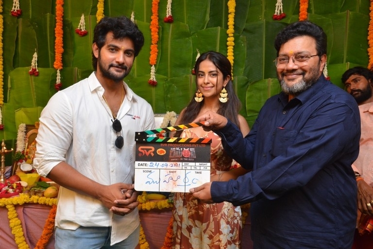 aadi sai kumar amaran movie opening,aadi sai kumar amaran movie,amaran movie launch,aadi sai kumar,sai kumar,veerabhadram chowdary,avika goer,aadi sai kumar - veera bahdram chowdary combo movie  ఆది సాయి కుమార్ అమరన్‌ లాంచ్ 