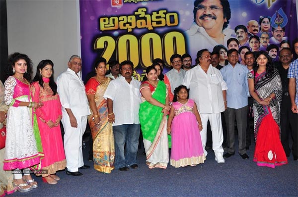 abhishekam,dasari narayanarao,jayasudha,murali mohan  'అభిషేకం' సీరియల్ 2000వేల ఎపిసోడ్ల పూర్తి..!