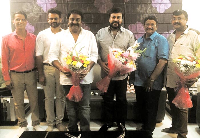 director vv vinayak,sai dharam tej,chiranjeevi,balakrishna  మెగా ఫ్యామిలీని దత్తత తీసుకున్నాడా.. ఏంటి?