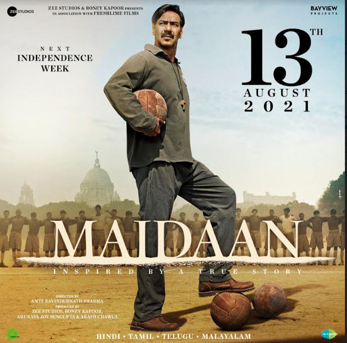 ajay devgn,maidaan,independence day,august 13,2021,release date  అజయ్ దేవగన్ ‘మైదాన్’ రిలీజ్ డేట్ ఫిక్స్!