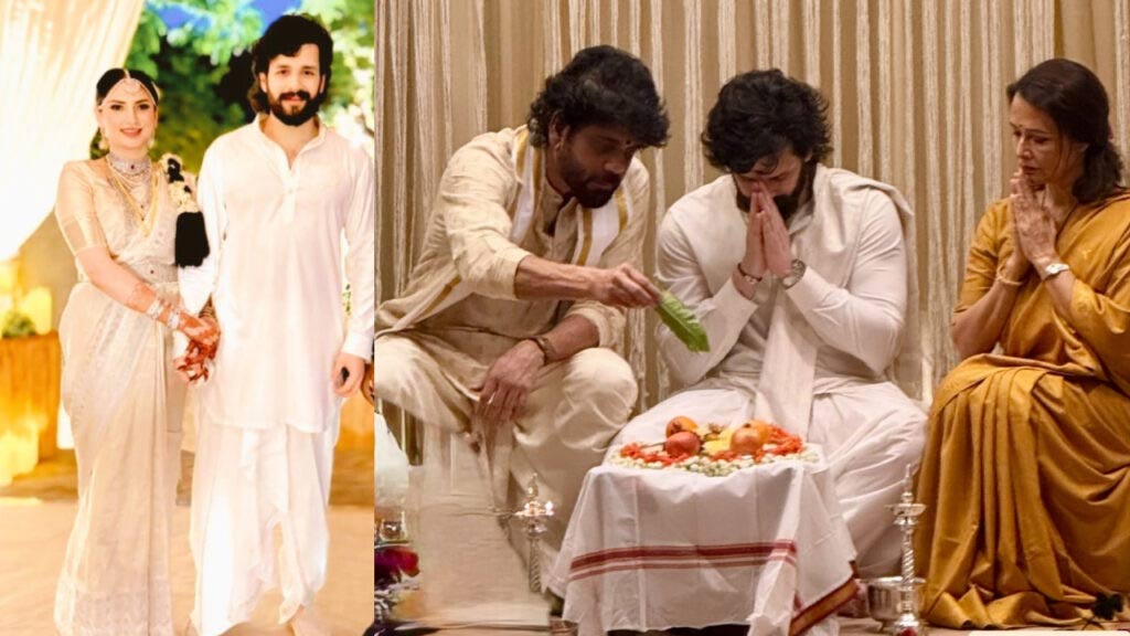 akhil  గ్రాండ్ గా అఖిల్-జైనాబ్ ల పెళ్లి జరిగిపించిన నాగ్ 