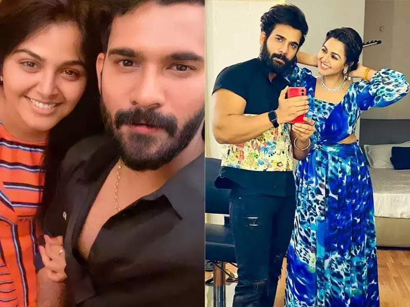 big boss fame,akhil sarthak,special birthday,wishes,monal gajjar,akhil - monal  రియల్ లైఫ్ రాణి మోనాల్ అంట!