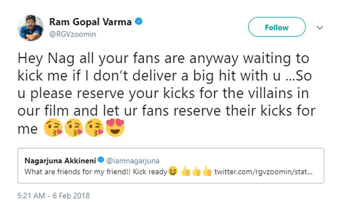 ram gopal varma,nagarjuna,rgv tweet,akkineni fans  వర్మని తన్నడానికి ఫ్యాన్స్‌ రెడీనా..? 