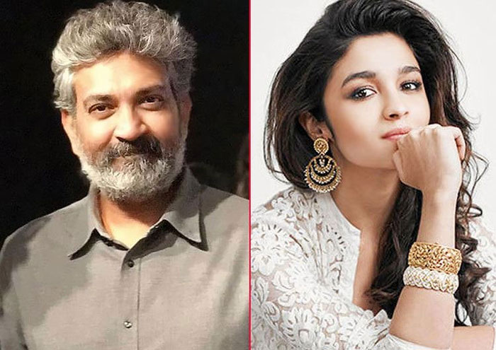 rajamouli,ram charan,ntr,rrr movie,heroine,alia bhatt  RRR.. ఒక హీరోయిన్ సెట్ అయినట్లే!