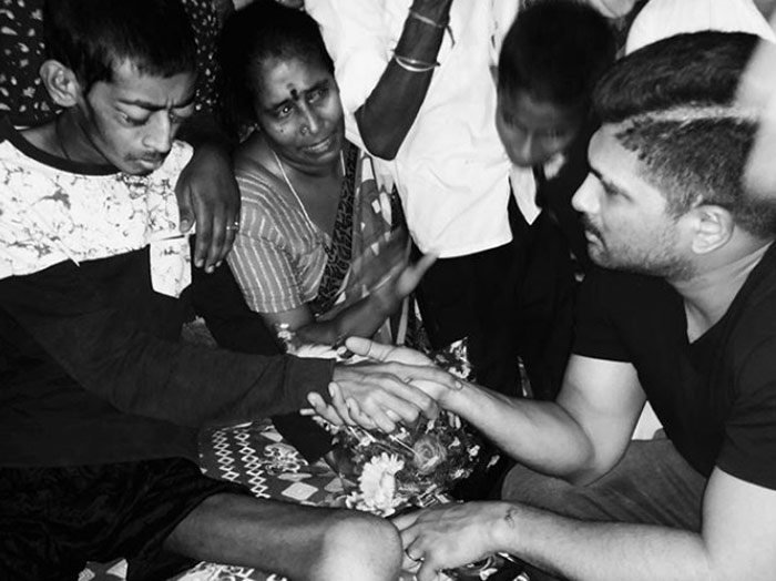 allu arjun,deva sai ganesh,passes away,fan  బన్నీ.. కాపాడలేకపోయాడు! 