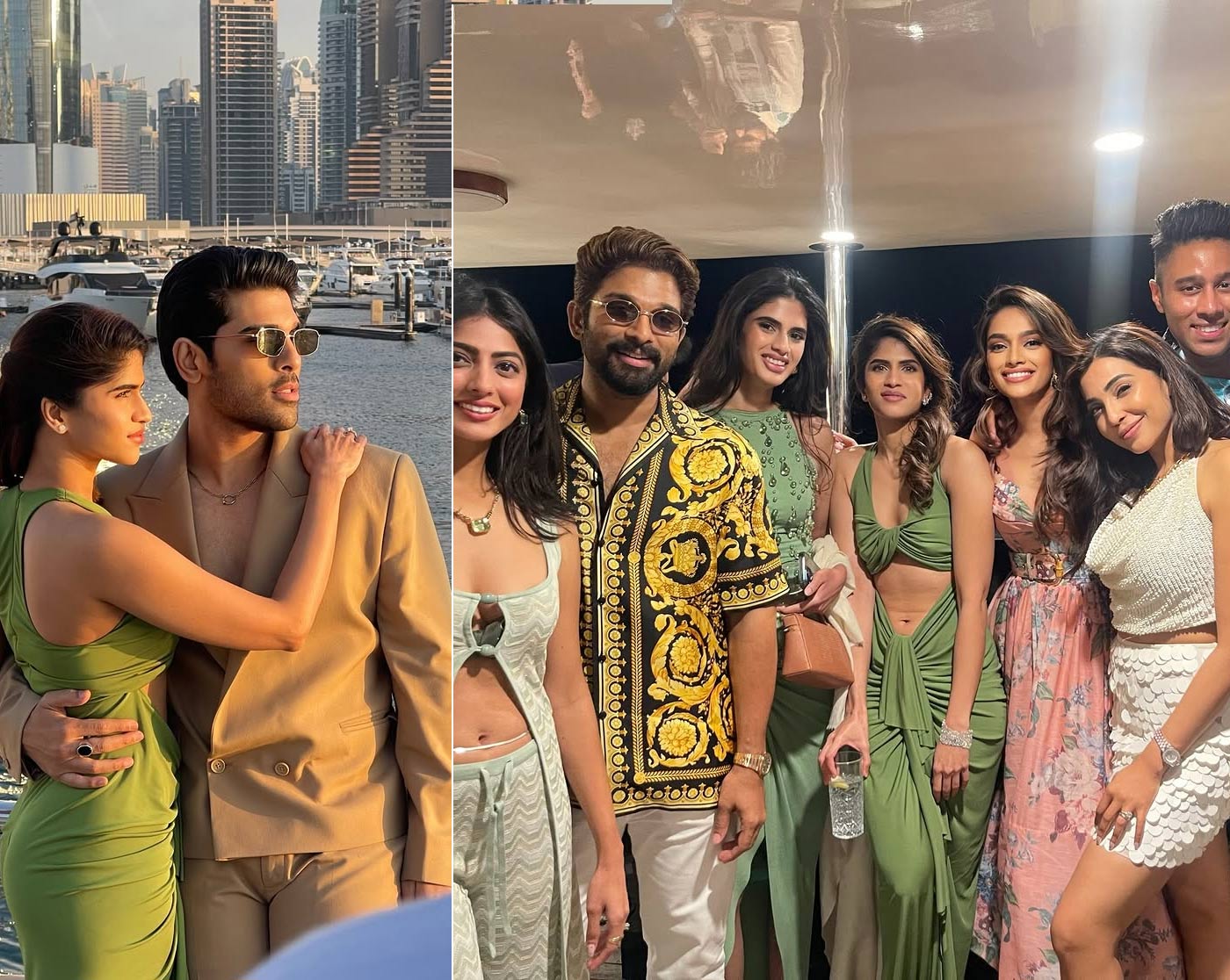 allu sirish  ప్రీ వెడ్డింగ్ పార్టీ దుబాయ్ లో - మరి పెళ్లి 