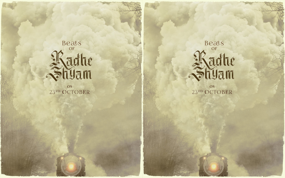 An update coming from Radheshyam on October 23rd.. అక్టోబర్ 23న ప్రభాస్ అభిమానులకి అదిరిపోయే అప్డేట్ రానుంది..