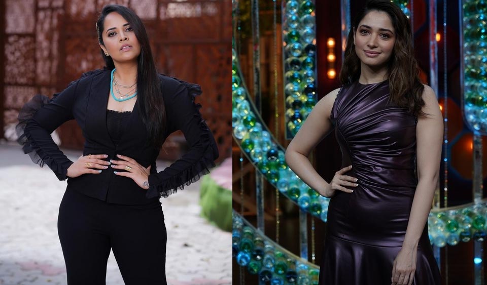 tamannaah,masterchef event,anasuya,anchor anasuya,anasuya masterchef,tamannaf masterchef event  అనసూయ కి షాక్ ఇచ్చిన తమన్నా