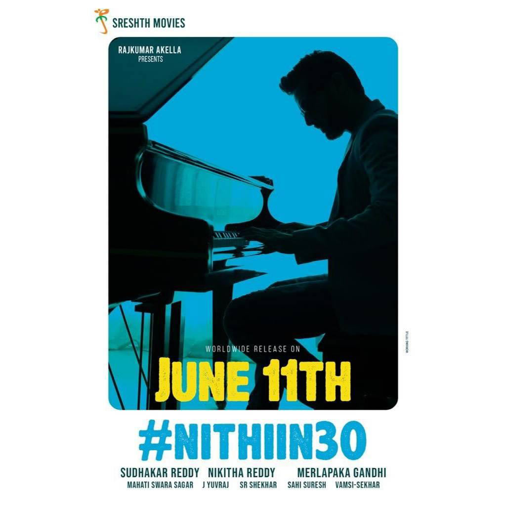 nithin,andhadhun telugu remake,release date,june 11th,nithin - nabha natesh,nabha natesh,andhadhun remake,thamannah  ఒకే ఏడాది మూడు సినిమాలు రిలీజ్ చేస్తున్నాడు 