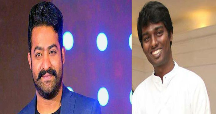 jr ntr,atlee,movie,prabhas,jr ntr with atlee  ప్రభాస్ నుంచి.. ఎన్టీఆర్ వైపు..!!