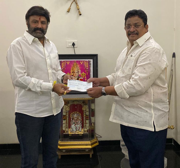 corona relief,balakrishna,donation,huge donation,ccc,corona  భారీ విరాళం ప్రకటించిన బాలకృష్ణ