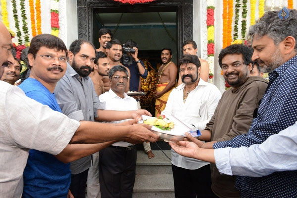 balakrishna,puri jaganndah,bhavya creations,balayya and puri movie launch,nbk  బాలయ్య, పూరి చిత్రం ప్రారంభమైంది.!