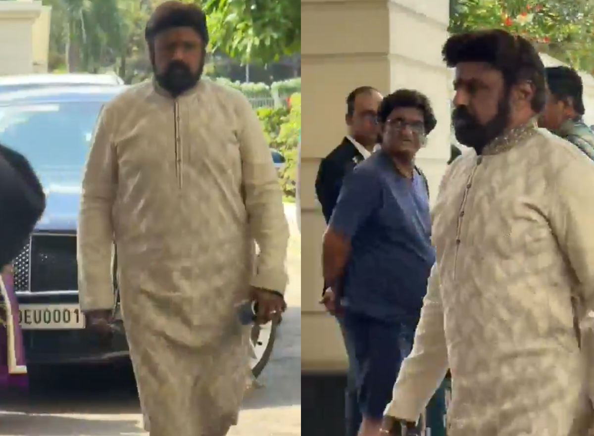 balakrishna  నారా రోహిత్ ప్రీ వెడ్డింగ్ సెలబ్రేషన్స్ లో బాలయ్య