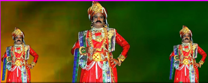 balakrishna,mla,lepakshi utsavam,sri krishnadevaraya  బాలయ్య గెటప్ చూశారూ..! 