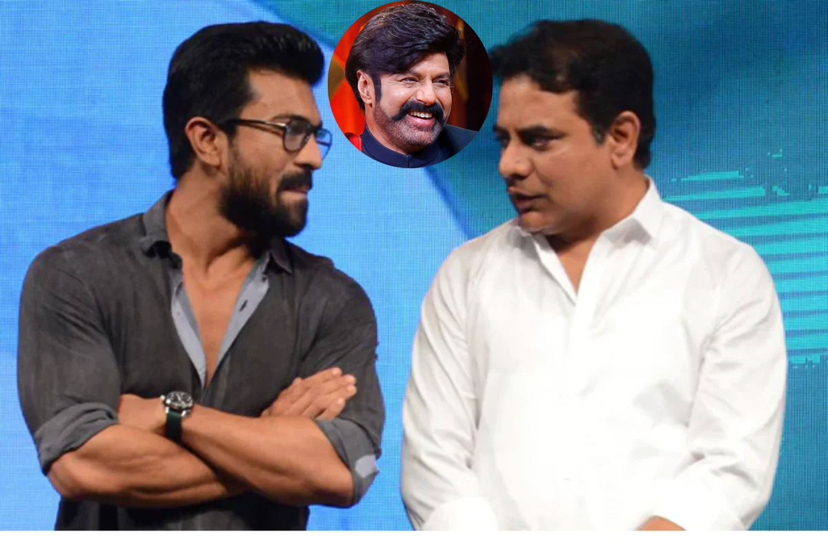 ram charan,ktr,unstoppable 2 with nbk  KTR-చరణ్ తో బాలయ్య 