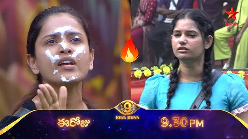 tanuja  BB9: పచ్చళ్ళ పాపకు ఇచ్చిపడేసిన తనూజ