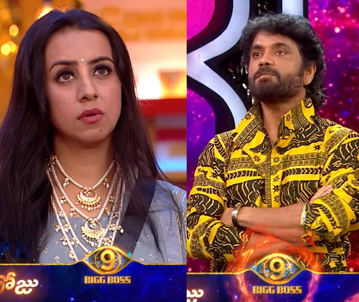 sanjana  BB9: నాగార్జుననే బ్లాక్ మెయిల్ చేసిన సంజన 