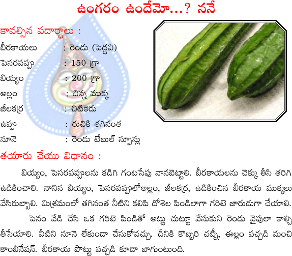 beerakaya,thokku | beerakaya,thokku