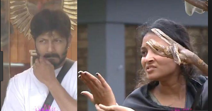 kaushal,bhanu sri,war,bigg boss 2 telugu  నిజంగా.. కౌశల్‌ తాకరాని చోట తాకాడా!