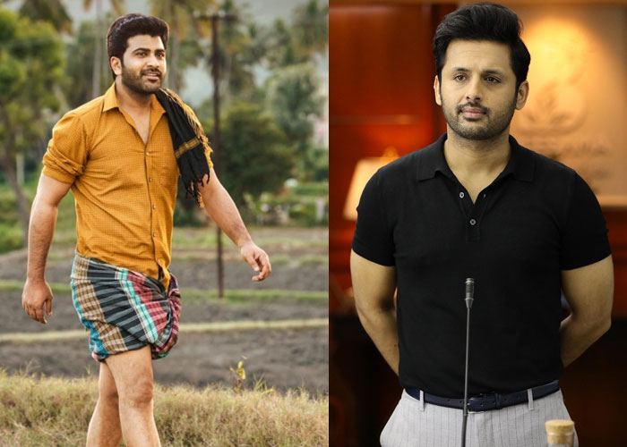 similarities,nithiin,bheeshma,sharwanand sreekaram movie  నితిన్ రూపంలో శర్వాకి మరో దెబ్బ!