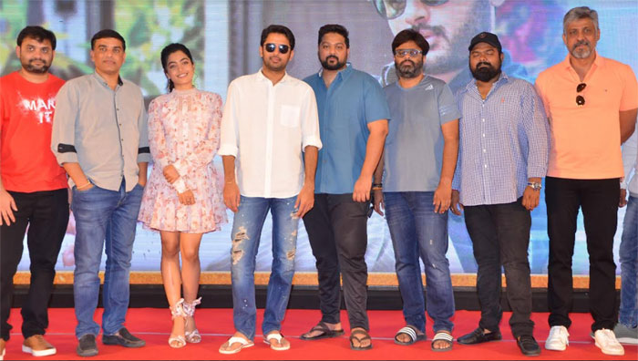 nithiin,rashmika mandanna,bheeshma,movie,success meet,highlights  నేను చేసిందల్లా కాపీ కొట్టడమే: నితిన్