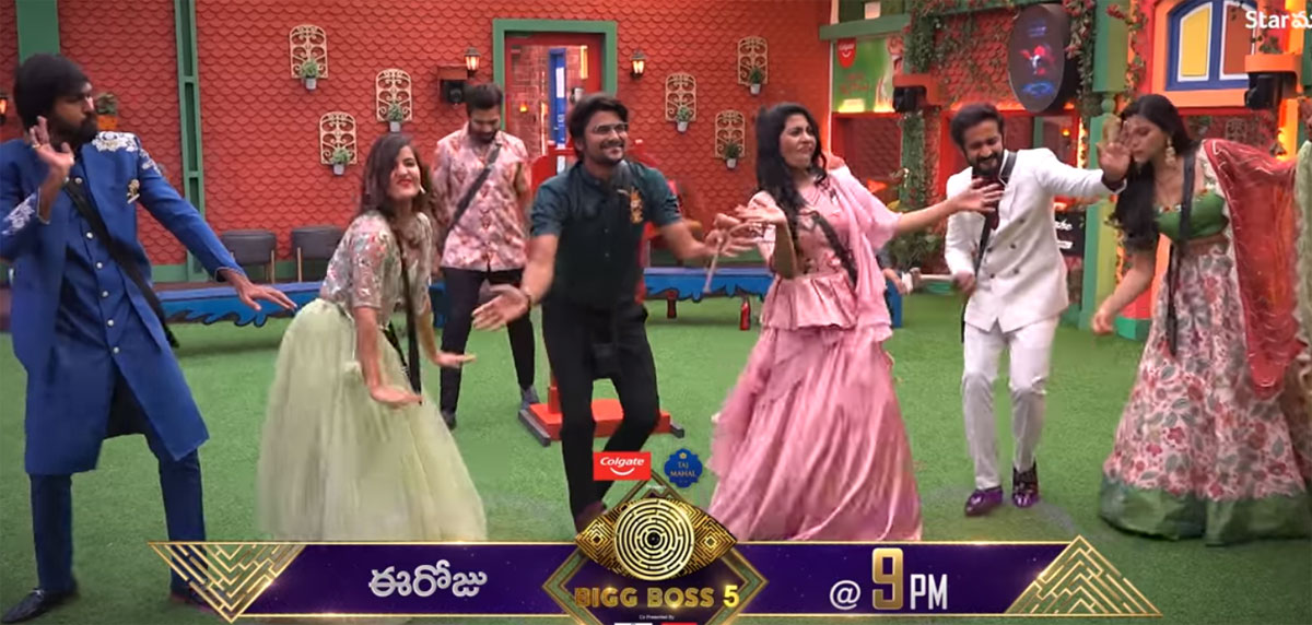 bigg boss 5,bigg boss telugu,sunny,shanmukh,kajal,ravi,siri,manas,priyanka  బిగ్ బాస్ 5: సన్ డే ఫండ్ డే అదిరింది