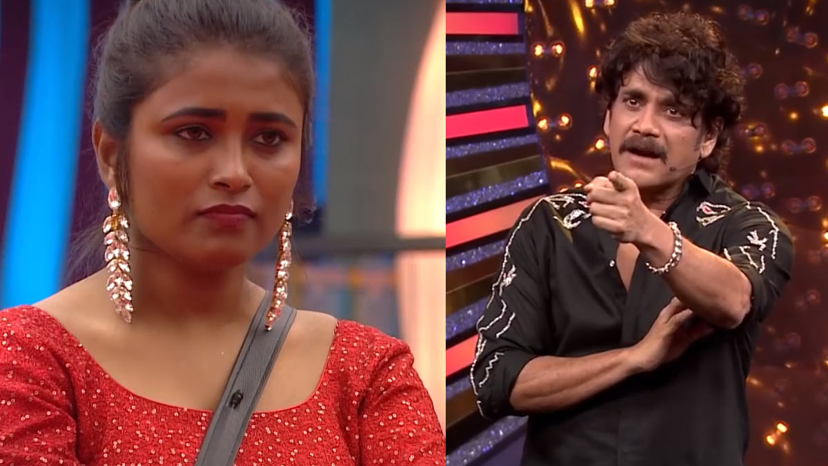 Bigg Boss 6: Nagarjuna fires on Geetu Royal బిగ్ బాస్ 6: గీతు పై నాగార్జున  ఫైర్