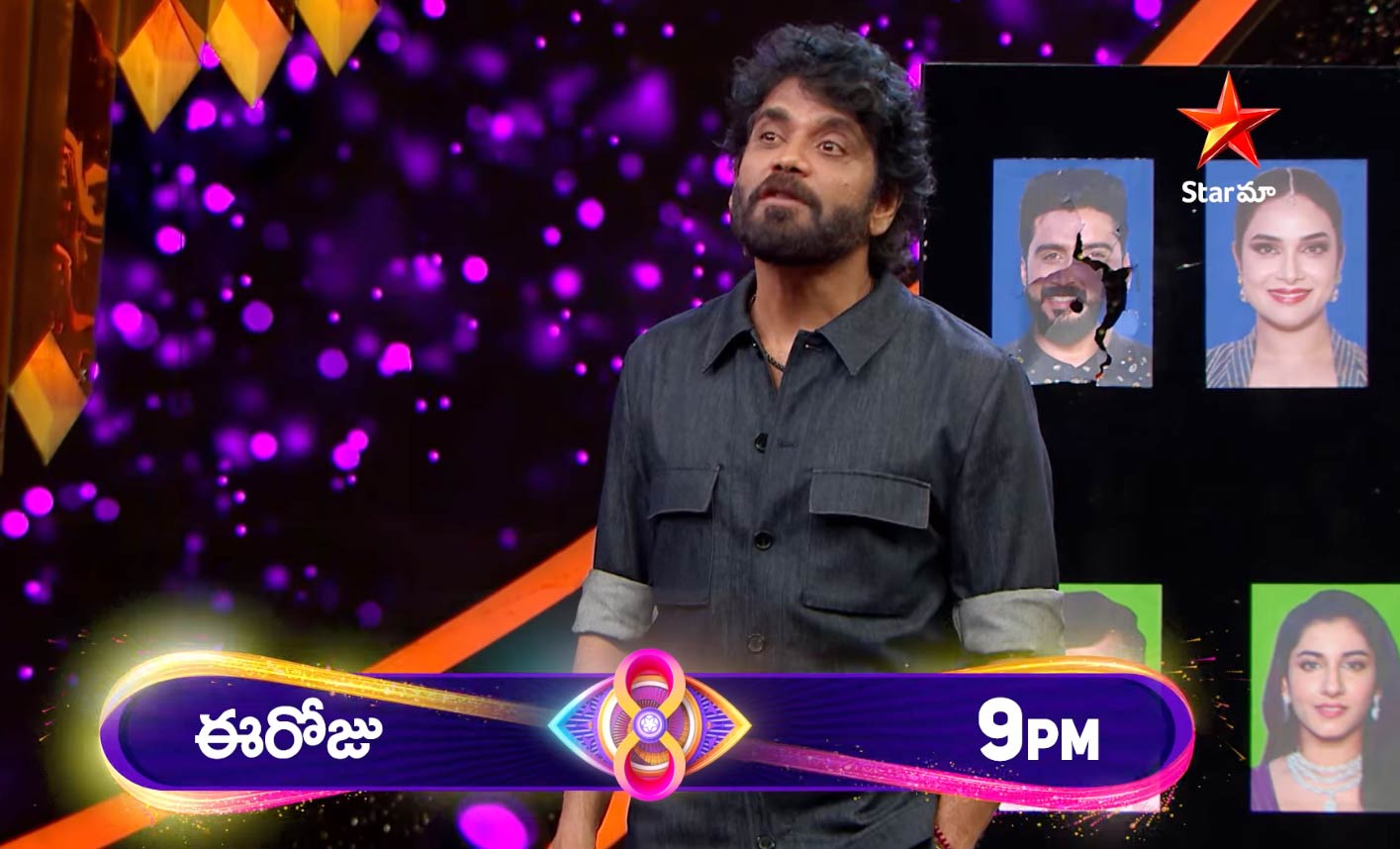 nagarjuna  బిగ్ బాస్ 8: నాగార్జున ఉగ్ర రూపం 