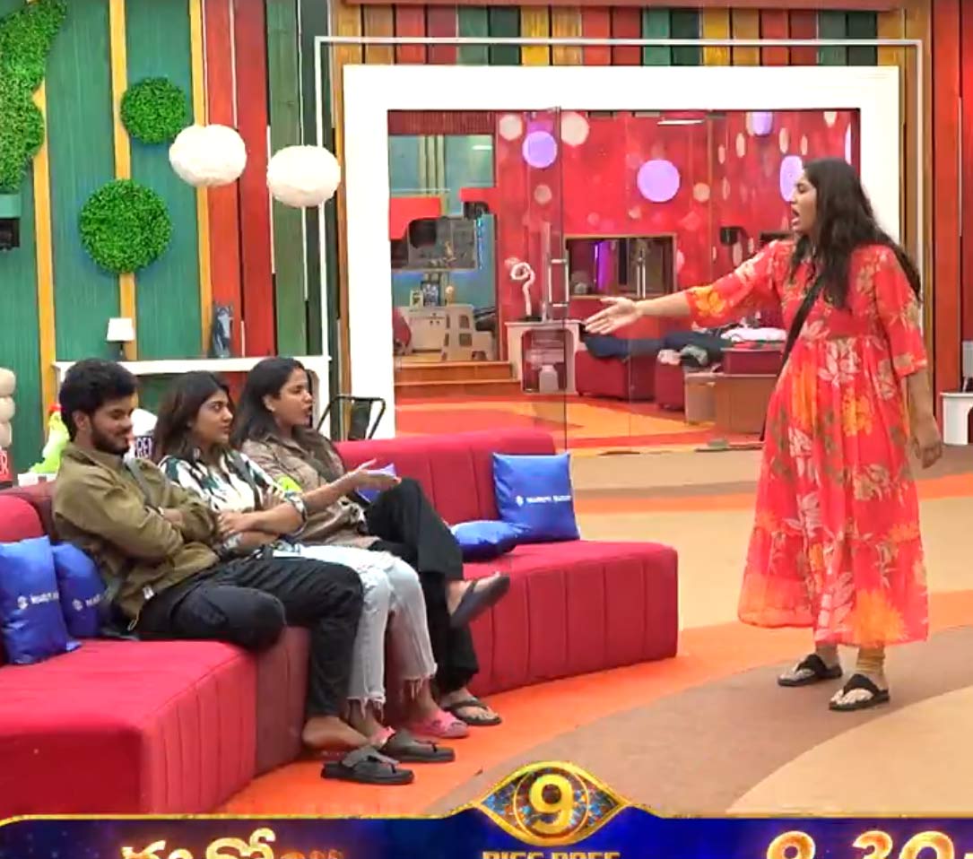 bigg boss 9  BB 9: భరణి వల్లే దివ్య కి తనూజ కి గొడవ 