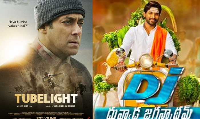 salman khan,allu arjun,akhil,simbu,tamanna,dj movie,tubelight,aaa,vanamagan,sivay  ఈ ఫ్రైడే హీరోస్ కి బ్లాక్‌ ఫ్రైడే..!