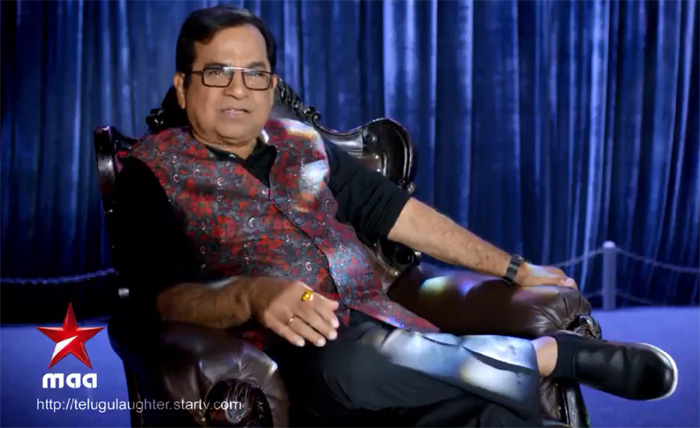 brahmanandam,the great telugu laughter challenge,star maa  బ్రహ్మానందం బుల్లితెర మీద?