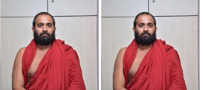 buridi swamy,arrested,yousufguda krishna kanth park  ఇంద్ర సినిమాలోలా స్వామిజీ బురిడి కొట్టించాడు! 