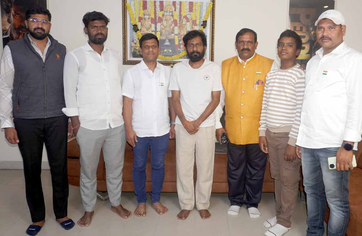 cat movie  CAT మూవీ ఫస్ట్ లుక్ లాంచ్ చేసిన పెద్ది డైరెక్టర్ 