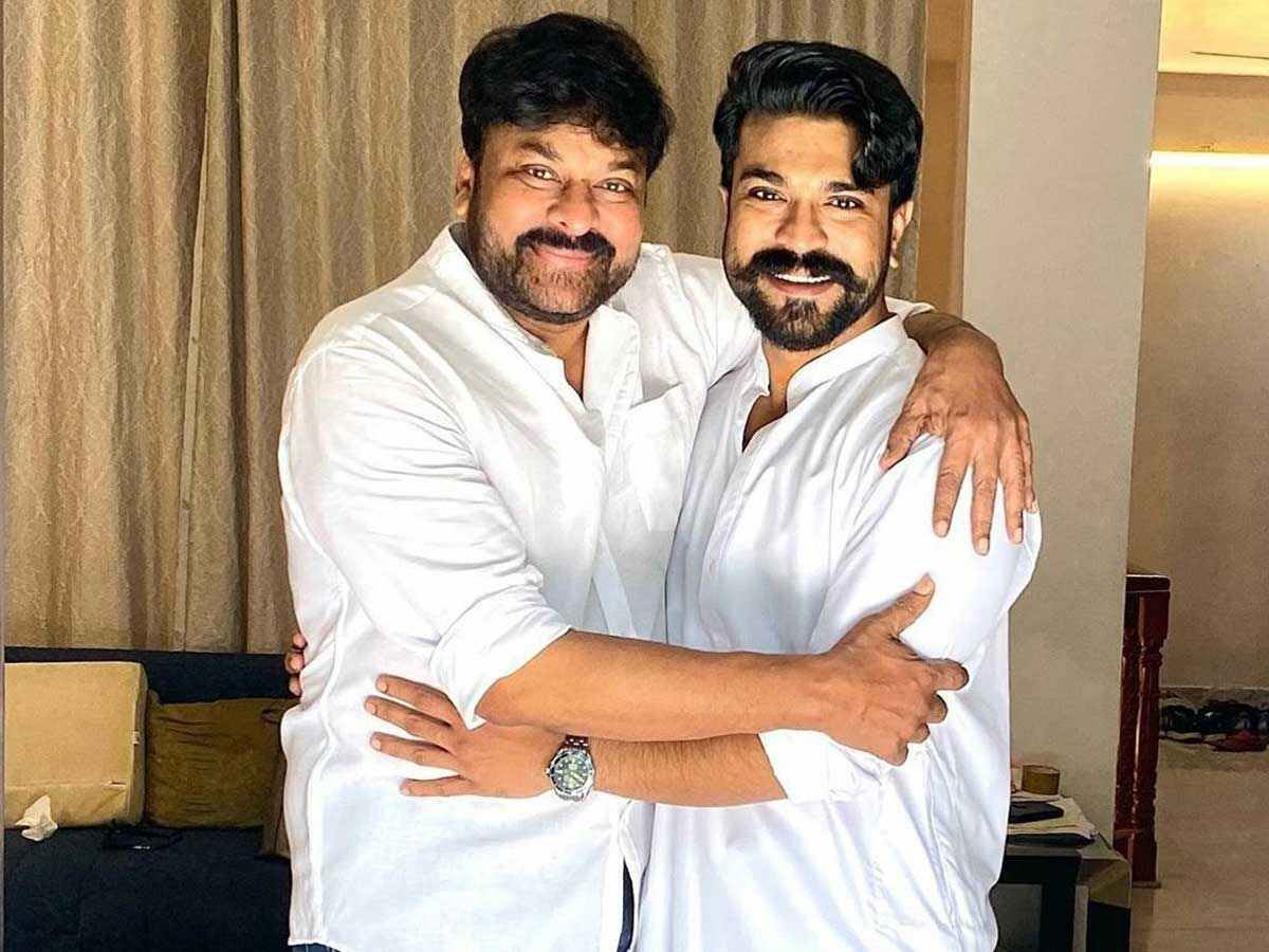 chiranjeevi,tweets,good luck,50th film,banner,ram charan,rc15,sri venkateswara creations  శంకర్ తో చరణ్.. థ్రిల్ అయ్యా అంటున్న చిరు 