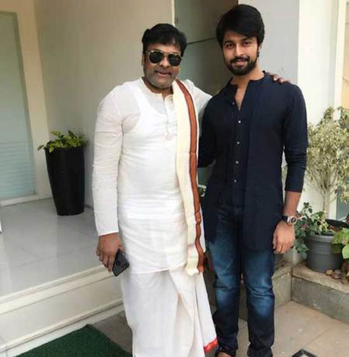 chiranjeevi,son in law,kalyan,selfie,sankranthi,viral,social media  మొత్తానికి అల్లుడ్ని లైన్లో పెట్టాడు..!