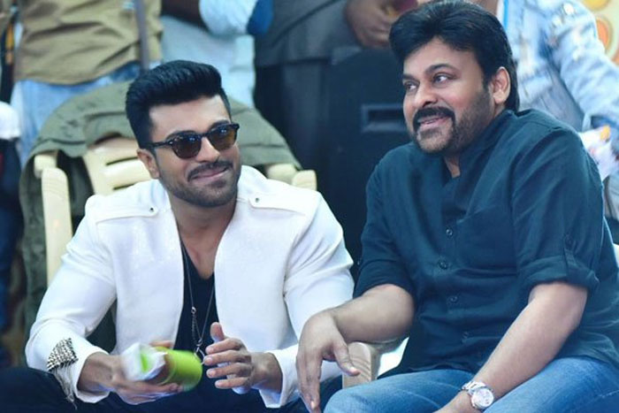 chiranjeevi,ram charan,sye raa movie,reveals  చిరంజీవి సంతోషానికి కారణం..!!