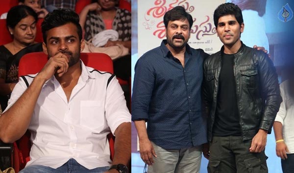 chiranjeevi,thikka audio launch,srirastu subhamastu pre release function sai dharam tej,allu sirish  చిరంజీవి..ఇది కరెక్ట్ కాదేమో..!