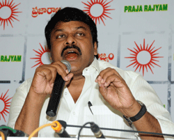 chirunjeevi,prajarajyam,congress,sonia gandhi,polavaram project