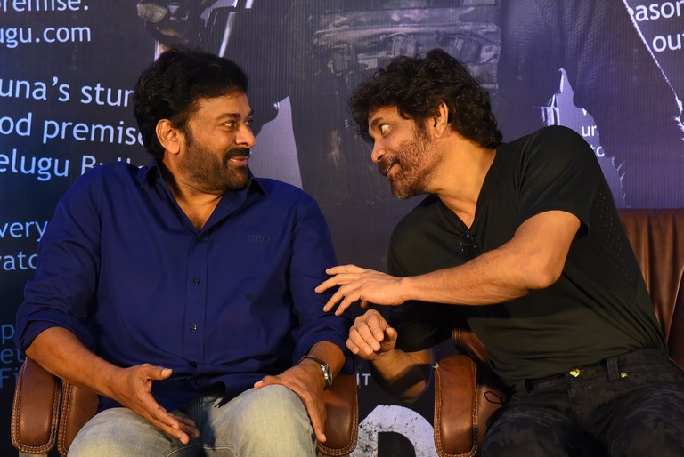 wild dog movie,nagarjuna,megastar chirajeevi,nag wild dog,sild dog collections,wild dog chiru special press meet  ఫ్రెండ్ కోసం ప్రెస్ మీట్