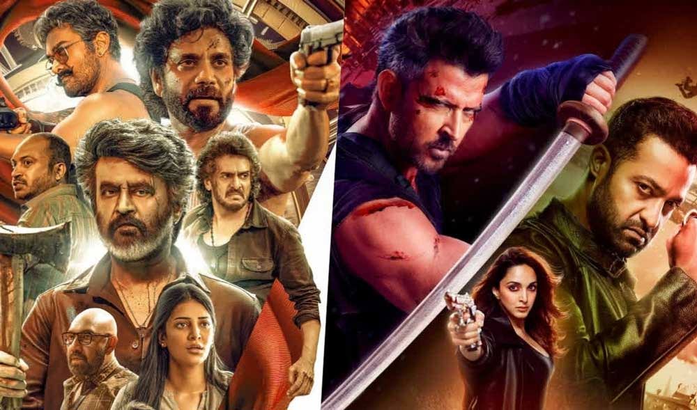 coolie  ప్రతి చోట వార్ 2 ని డామినేట్ చేస్తున్న కూలి