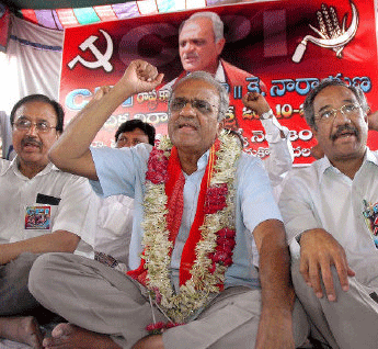 cpi,narayana,rosaiah,ponnala,wine,cabere