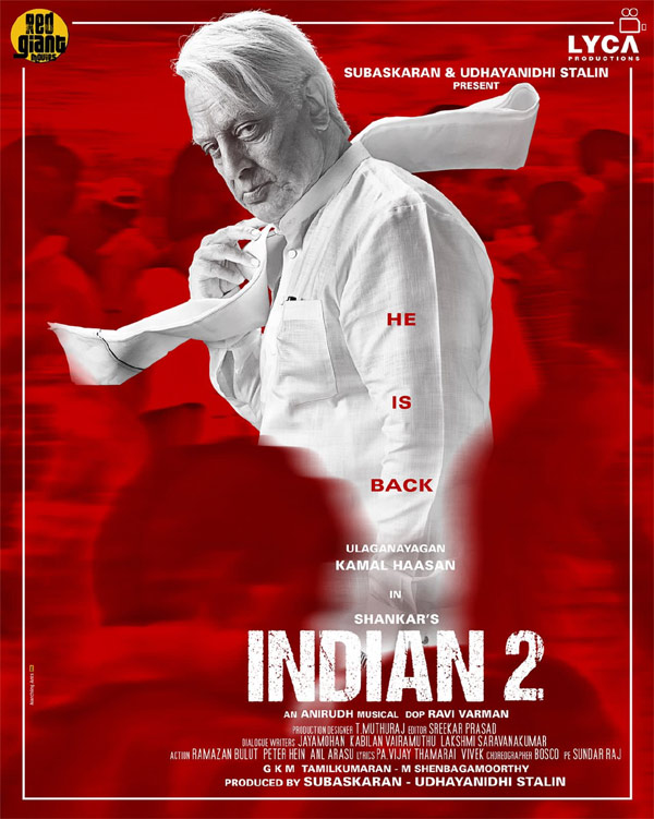 bharateeyudu 2 movie,indian 2,kamal haasan,shankar  ఇండియన్ 2 నుండి బిగ్గెస్ట్ అప్ డేట్