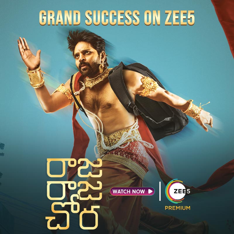 raja raja chora movie,sree vishnu,raja raja chora becomes a hit on zee5,zee5  జీ 5లో రాజ రాజ చోరకు హిట్ టాక్