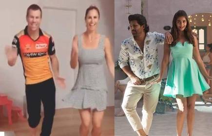 david warner,buttabomma,allu arjun,pooja hegde,ala vaikunthapurramulo,thaman,srh  వద్దు వద్దన్నవారు..ఆ రీచ్ చూసి ఆశ్చర్యపోతున్నారు..