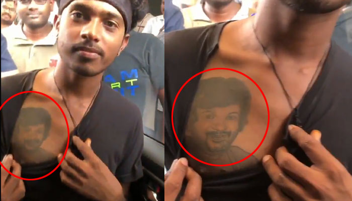 die hard fan,sudden surprise,puri jagannadh,ismart shankar  వీరాభిమాని సడన్‌ సర్‌ఫ్రైజ్.. పూరీ ఫిదా!